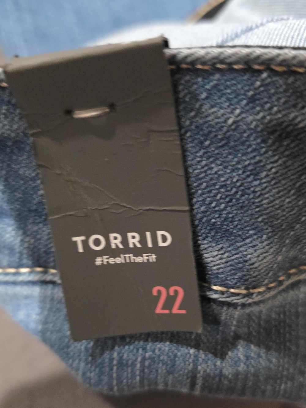 torrid Light Blue Distressed Denim Shorts NEW! - Picture 4 of 5